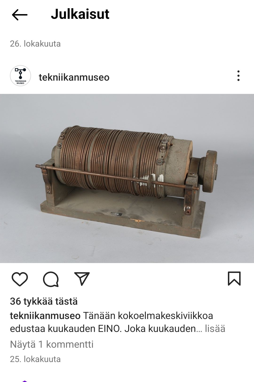 Kuinka tunnistat museossa majailevan EINOn osa 2