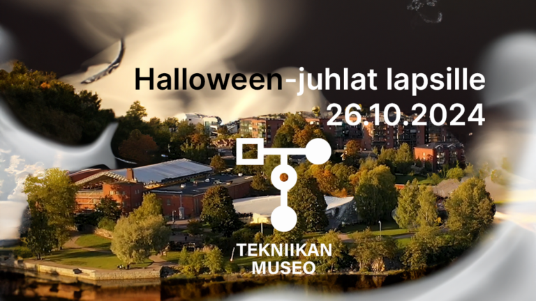 Halloween-juhlat lapsille Tekniikan museossa la 26.10. klo 11.00-18.00