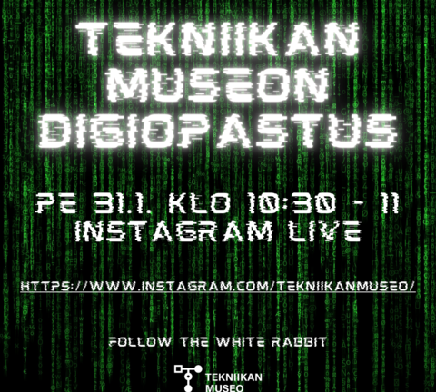 Tekniikan museo digiopastus -esite
