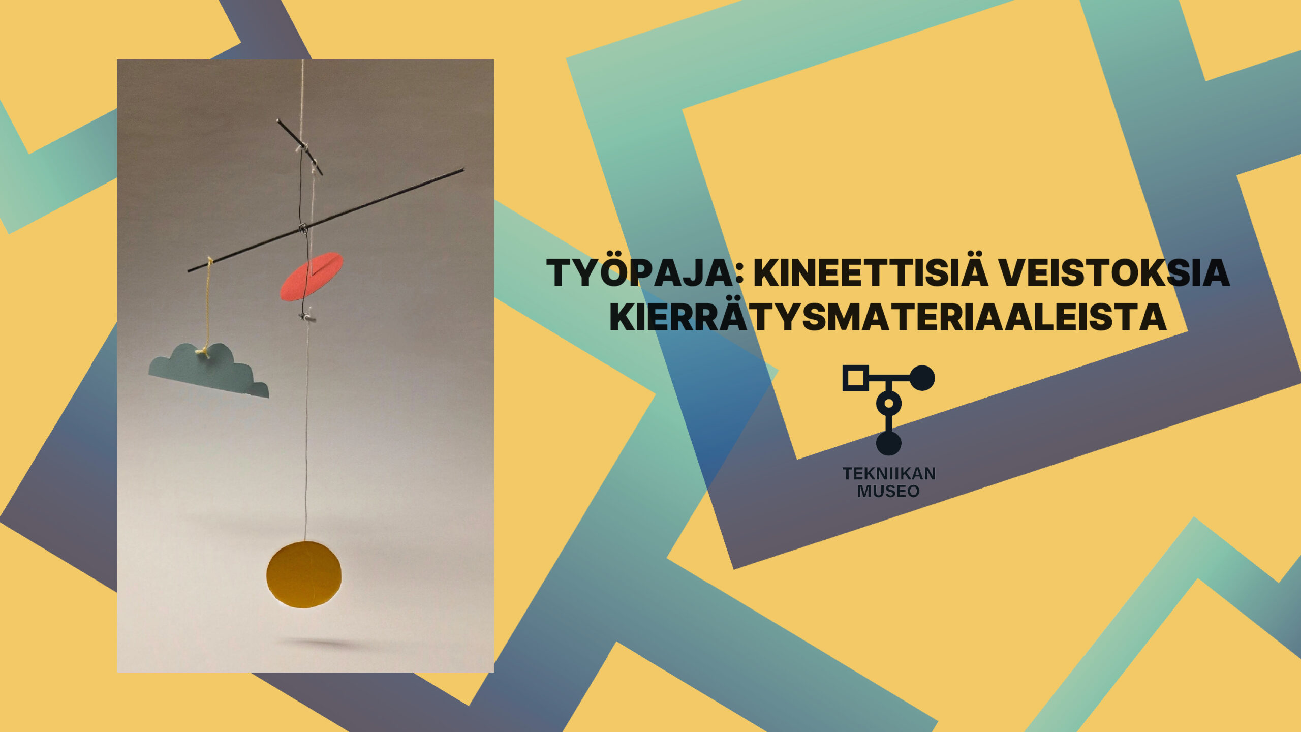 Kineettisiä veistoksia kierrätysmateriaaleista