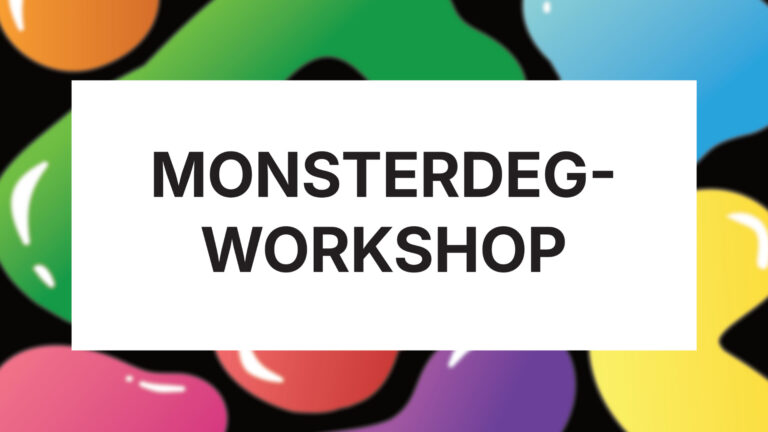 Monsterdegsverkstad på Tekniska museet.